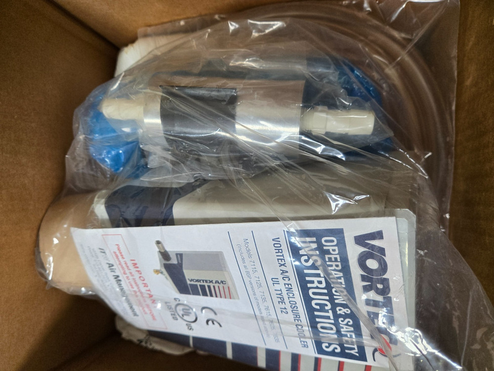 Vortec 7635 Vortex Enclosure Cooler, 2500 Btuh NEW