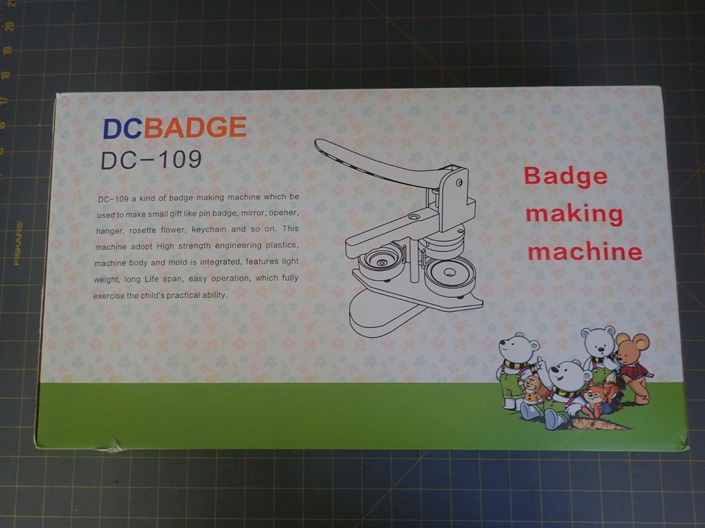 DCBadge DC-109 Badge Making Machine DIY Kit