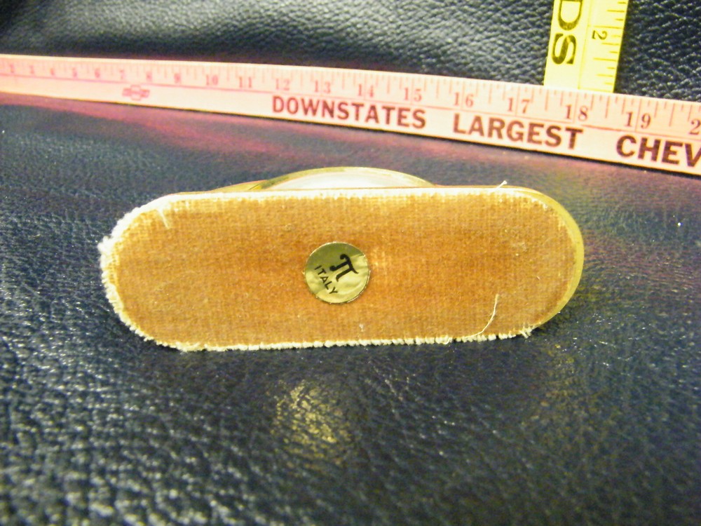 Vintage Italy Thermometer Centigrade Fahrenheit