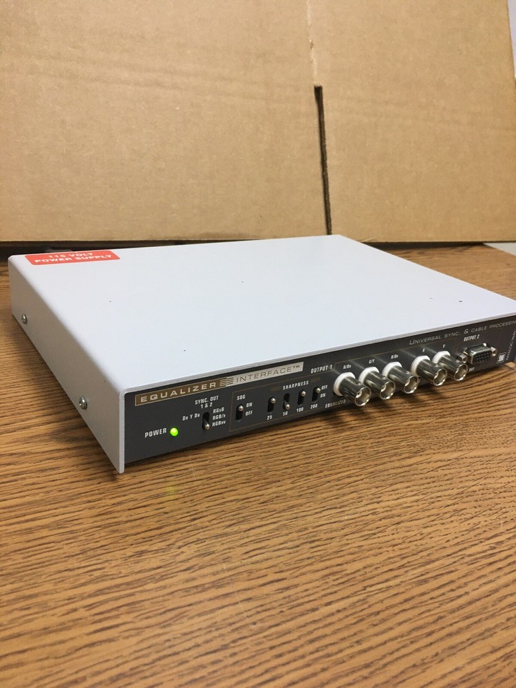 ANALOG WAY EQUALIZER INTERFACE EQI-300 HIGH RESOLUTION 1600 X 1280 WORKS GREAT