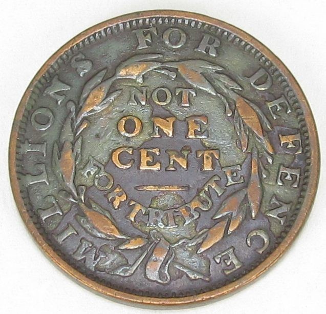 Hard Times Token Not One Cent, HT 58 Fine+, #203