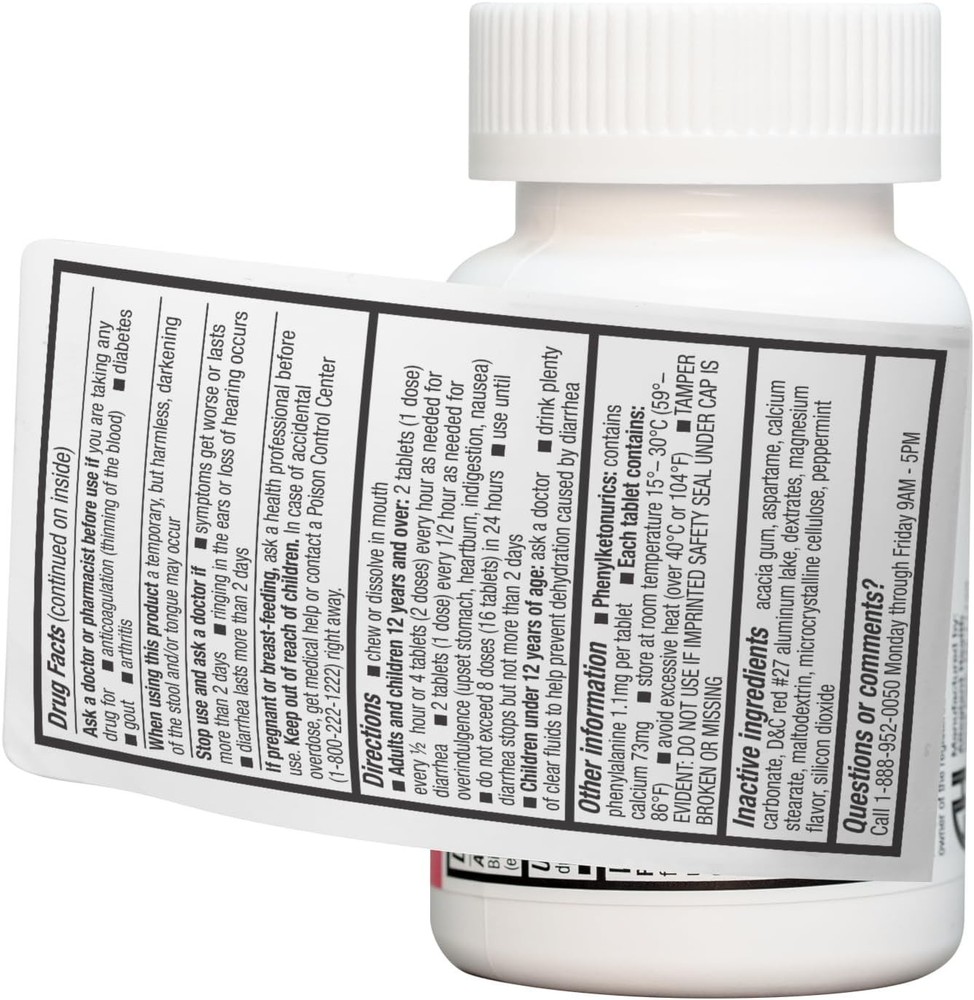 Bismuth Subsalicylate 262Mg Capsules, 100 Count