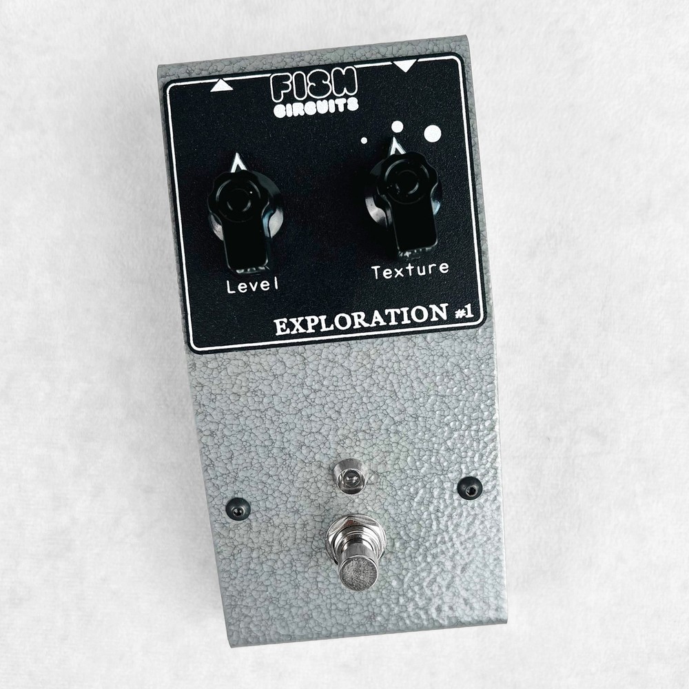 Fish Circuits Exploration #1 Fuzzstortion Pedal - Silver