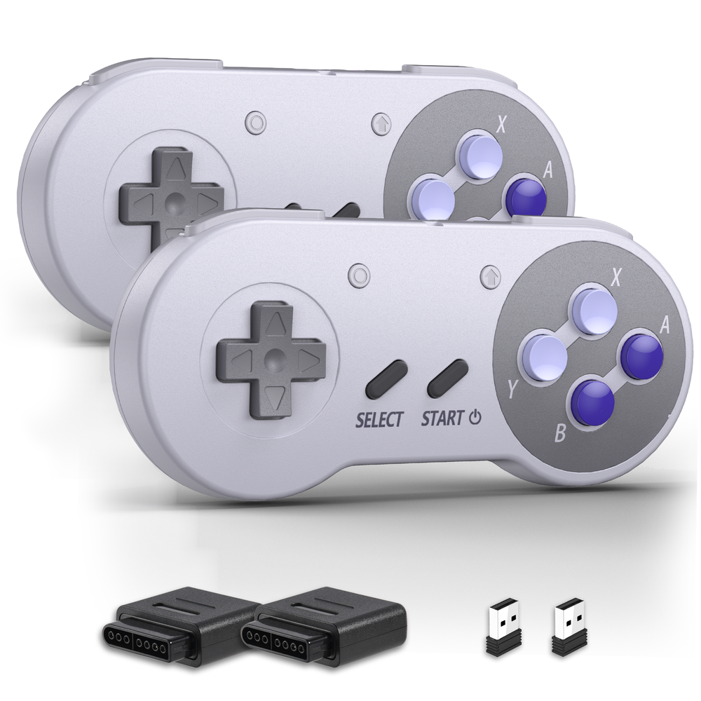 Wireless SNES Remote Game Controller For Original Super Switch Online & SFC ， PC
