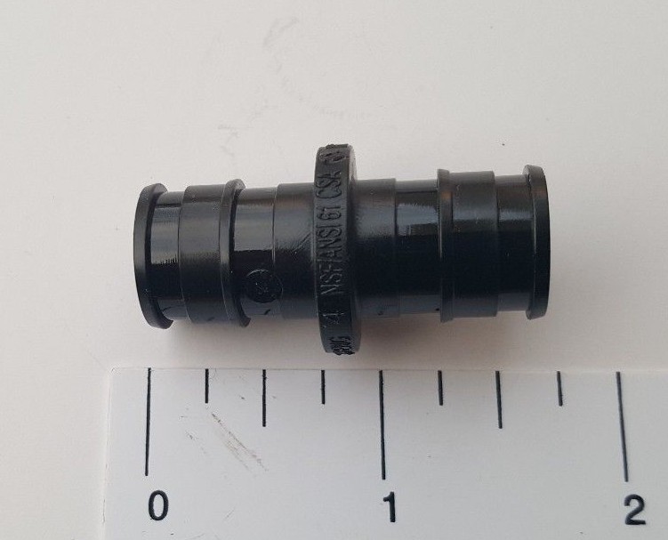 25 Pieces 1/2 Pex A Coupling Poly Alloy Expansion Plastic Coupling 201-5-4=25