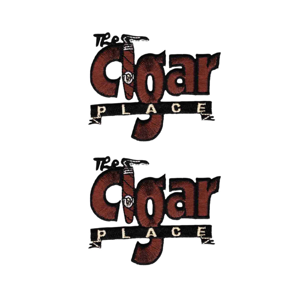 The Cigar Place (2-Pack) Iron on Patch