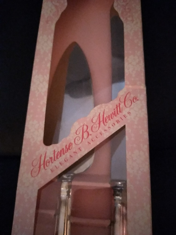 Hortense B. Hewitt Silver Plated Knife/Server Set. Sheffield, England