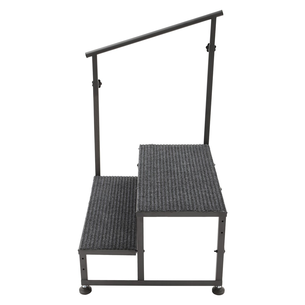 2-Step Ladder with Handrails for Pool and Home Use, Durable & StableUS