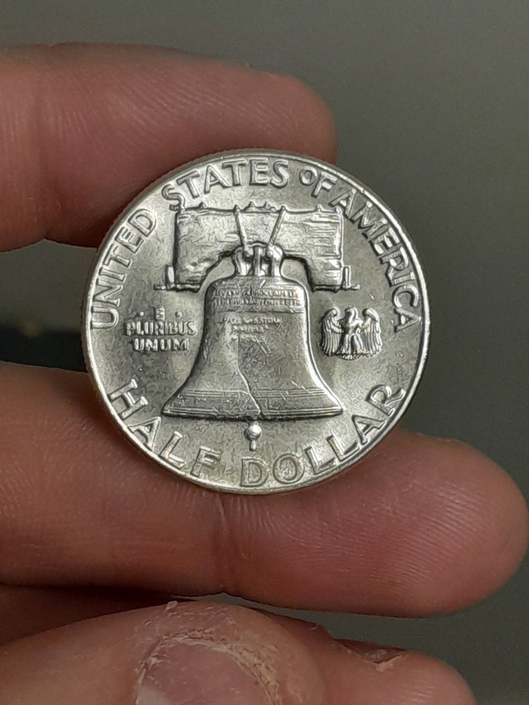 1963- P Franklin Half Dollar BU #7