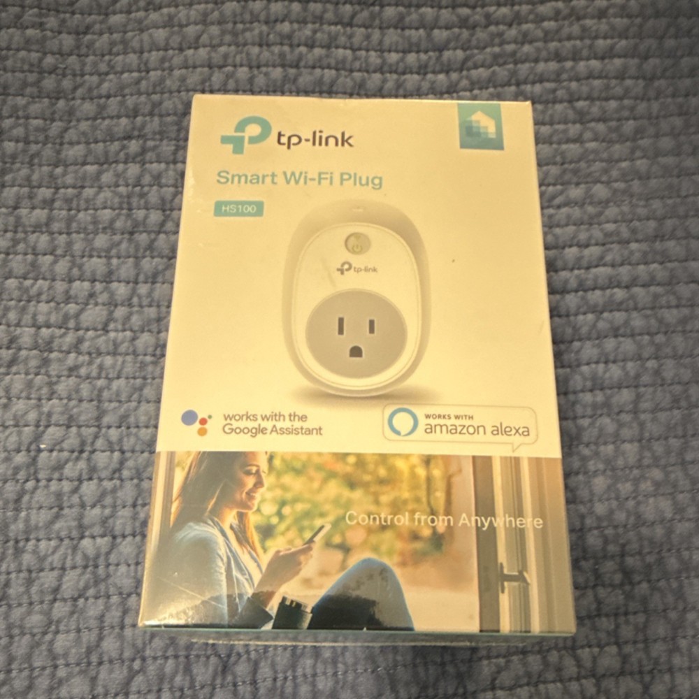 TP-Link HS100 Smart Wi-Fi Plug, Works with Alexa & Google, US Plug, White