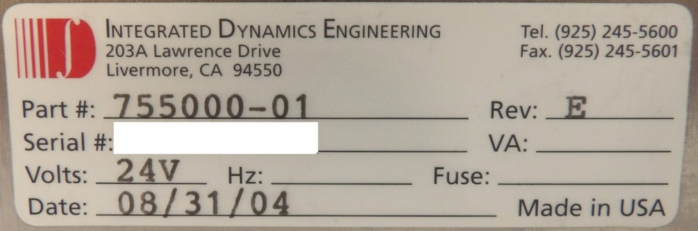 IDE Integrated Dynamics 755000-01 Wafer Prealigner Aligner SPA 300 DAS Working