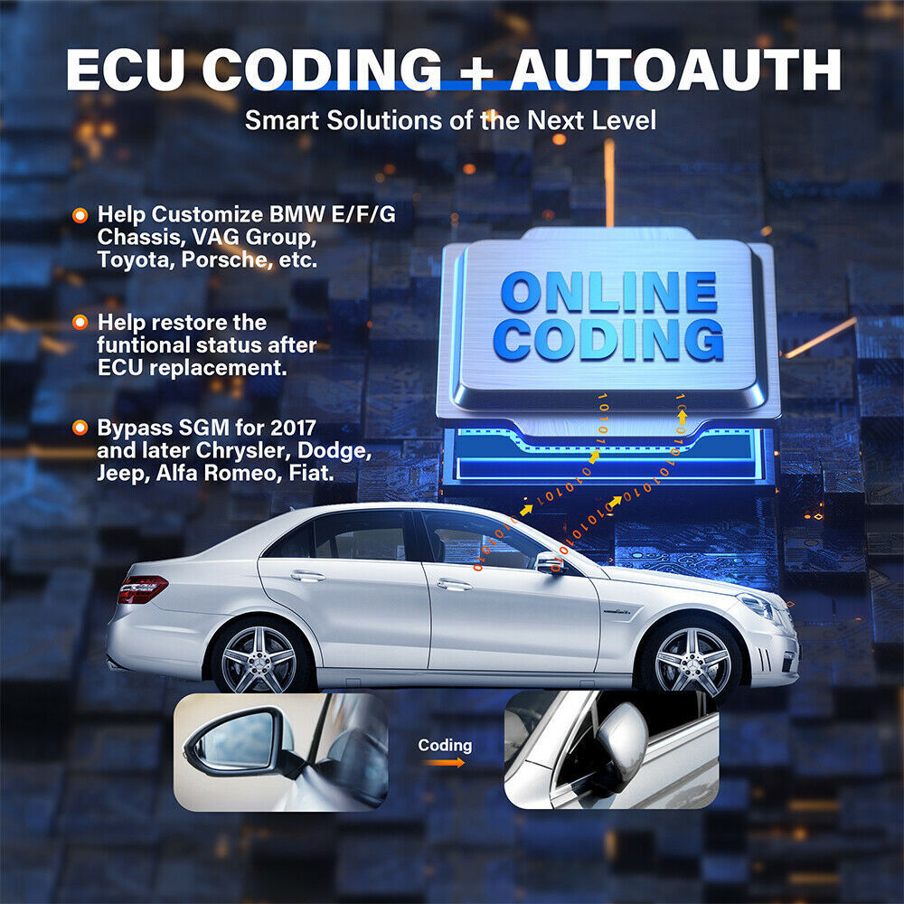 TOPDON Phoenix Plus Bidirectional OBD2 Scanner Diagnostic Tool ECU Coding