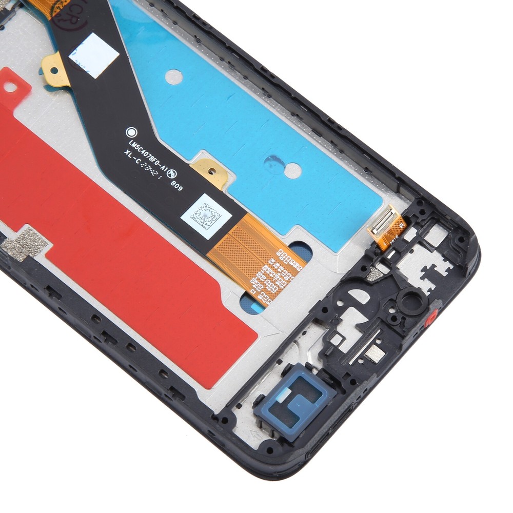 100% For ZTE Blade A34 Full Assembly LCD Display Touch Screen Digitizer w/ Frame