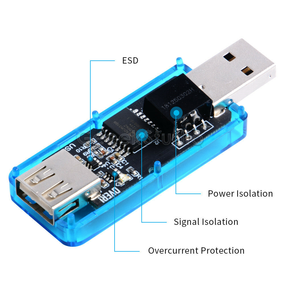 USB Isolator Module Digital Isolation USB to USB Voltage Board Protection