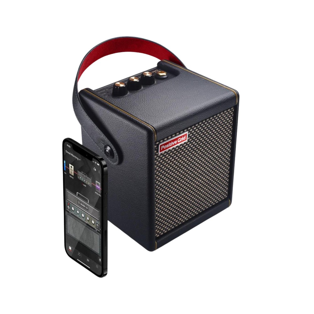 Positive Grid Spark Mini Portable Guitar Combo Amplifier, 10W, Black