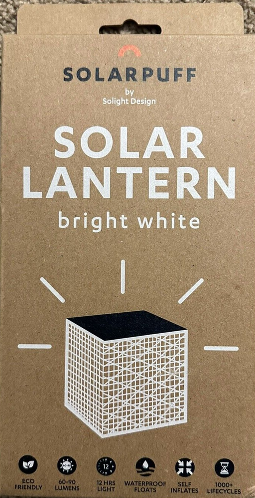Solight Design Outdoor Solar-Powered Light, Inflatable LED Lantern - Waterpro...