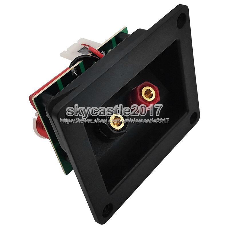 2pcs 2 Unit 2 Way Speaker Frequency Divider Crossover Filters with Junction Box