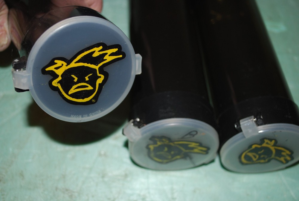 3 PAINTBALL TUBE PODS AND CARRY CASE