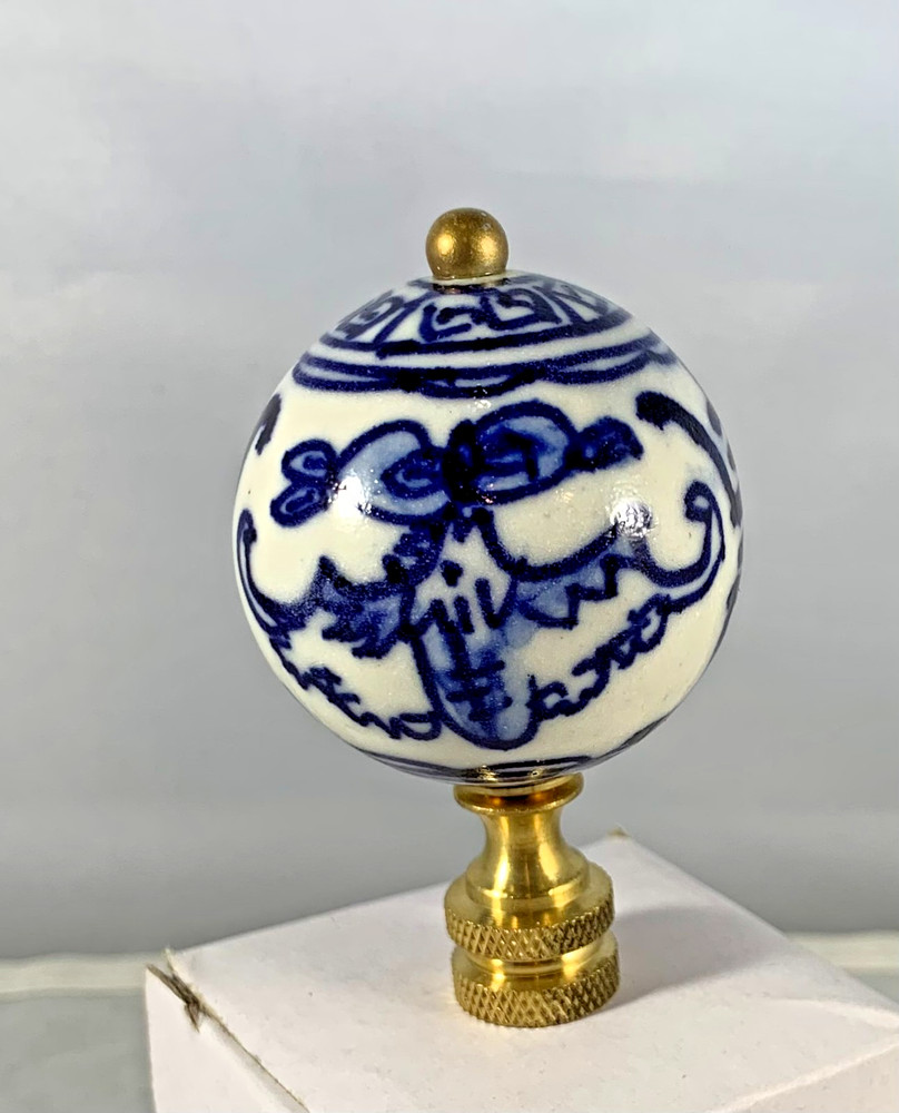 PROSPERITY BLUE AND WHITE FINIAL