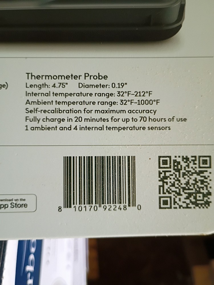CHEF iQ Digital Probe Bluetooth or Wi-Fi Wireless Meat Thermometer