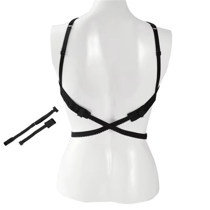 Backless Low Back Bra Strap Converter Extender Adapter Adjustable Various Colour