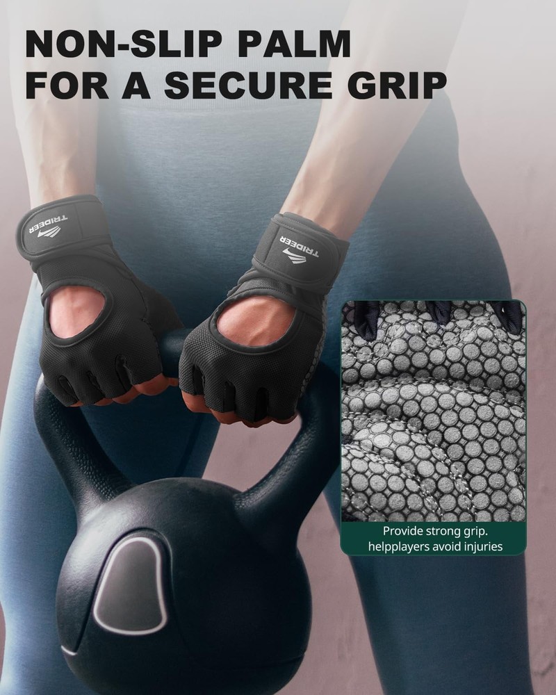 Weight Lifting Gloves with Wrist Support Full Palm Gym Training