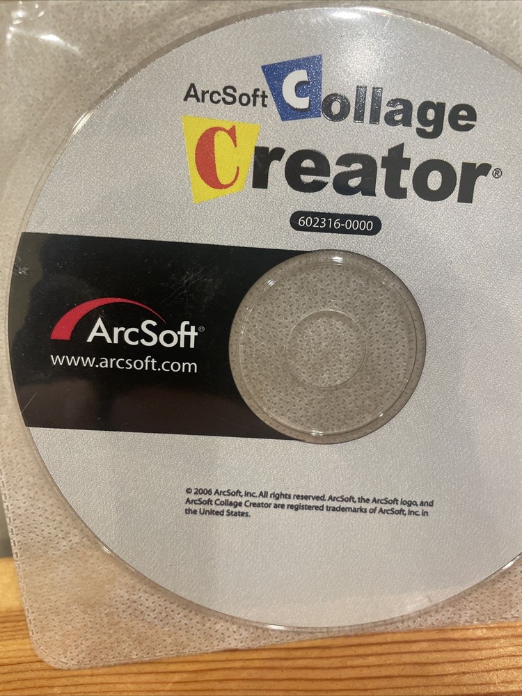 2006 ArcSoft Collage Creator 602316-0000