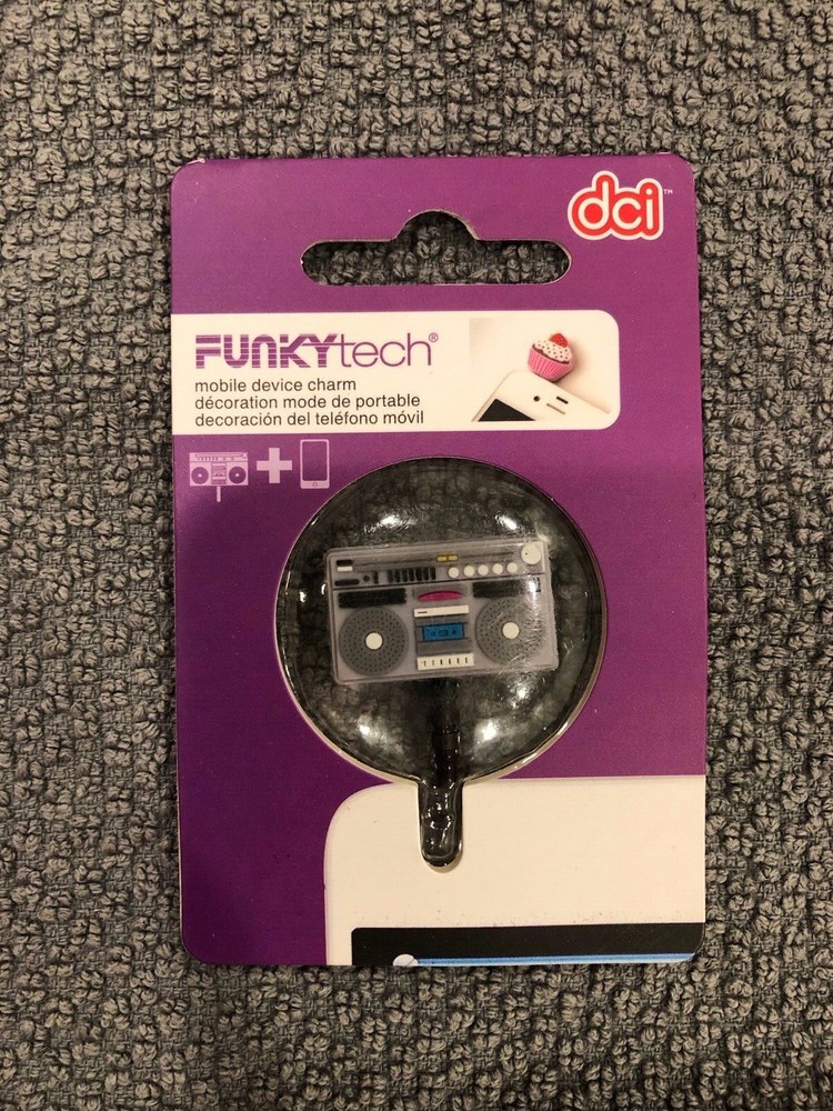 DCI Funky Tech Mobile Device Charm "Boombox"  #38341