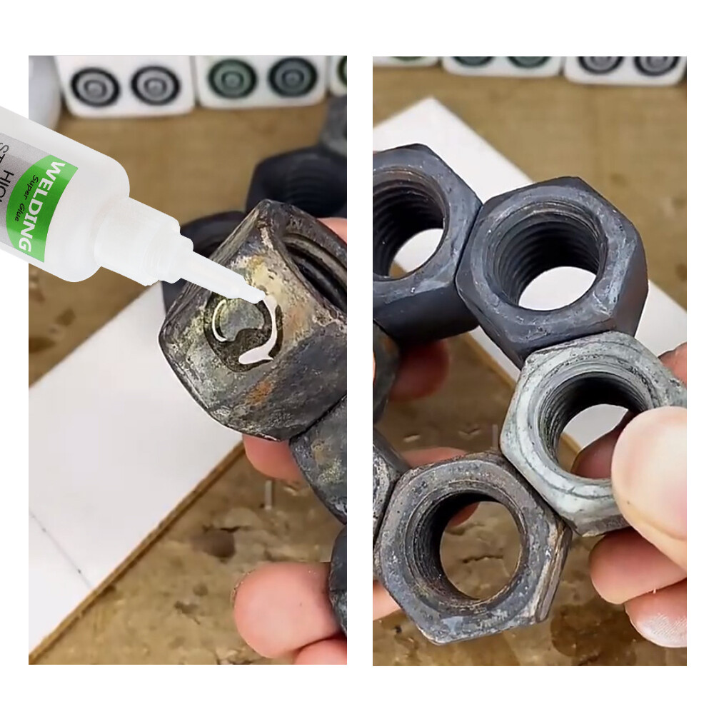 2 Pack Multifunctional Welding High-Strength Oily Glue Universal Super Glue 50ml