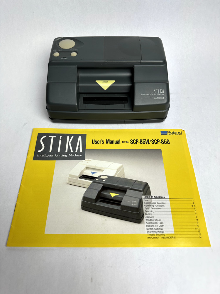 Stika SCP-85G Decal Sticker Cutting Scanning Machine