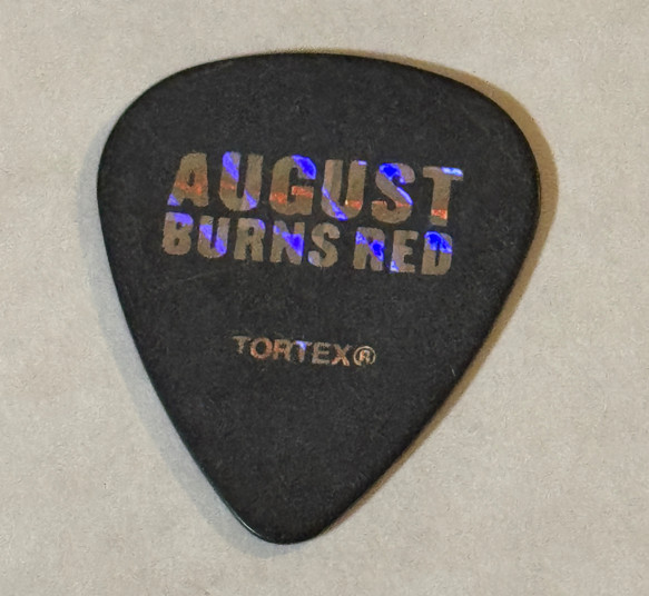 AUGUST BURNS RED BAND ABR CHUG GUITAR PICK TOUR CONCERT STAGE PLECTRUM RARE!