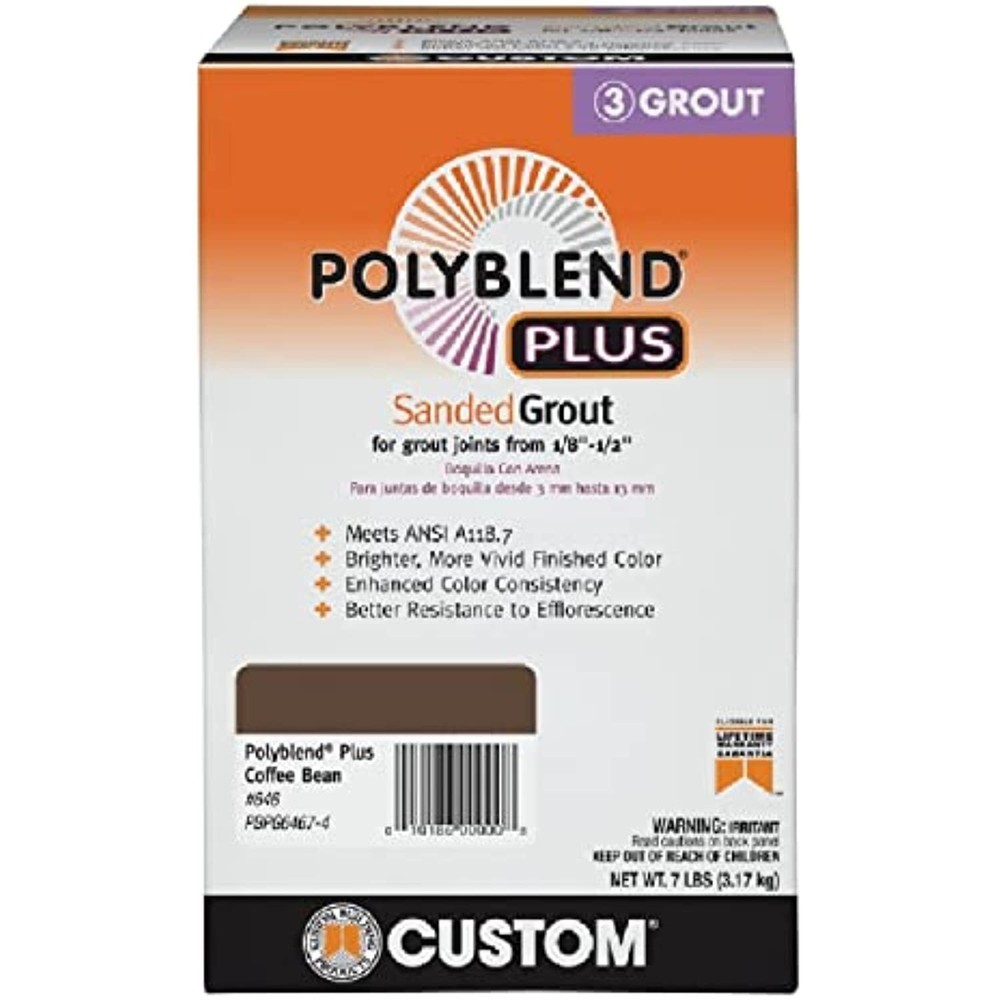 PBPG6467-4 7LB COF Bean Sand Grout - Quantity 1