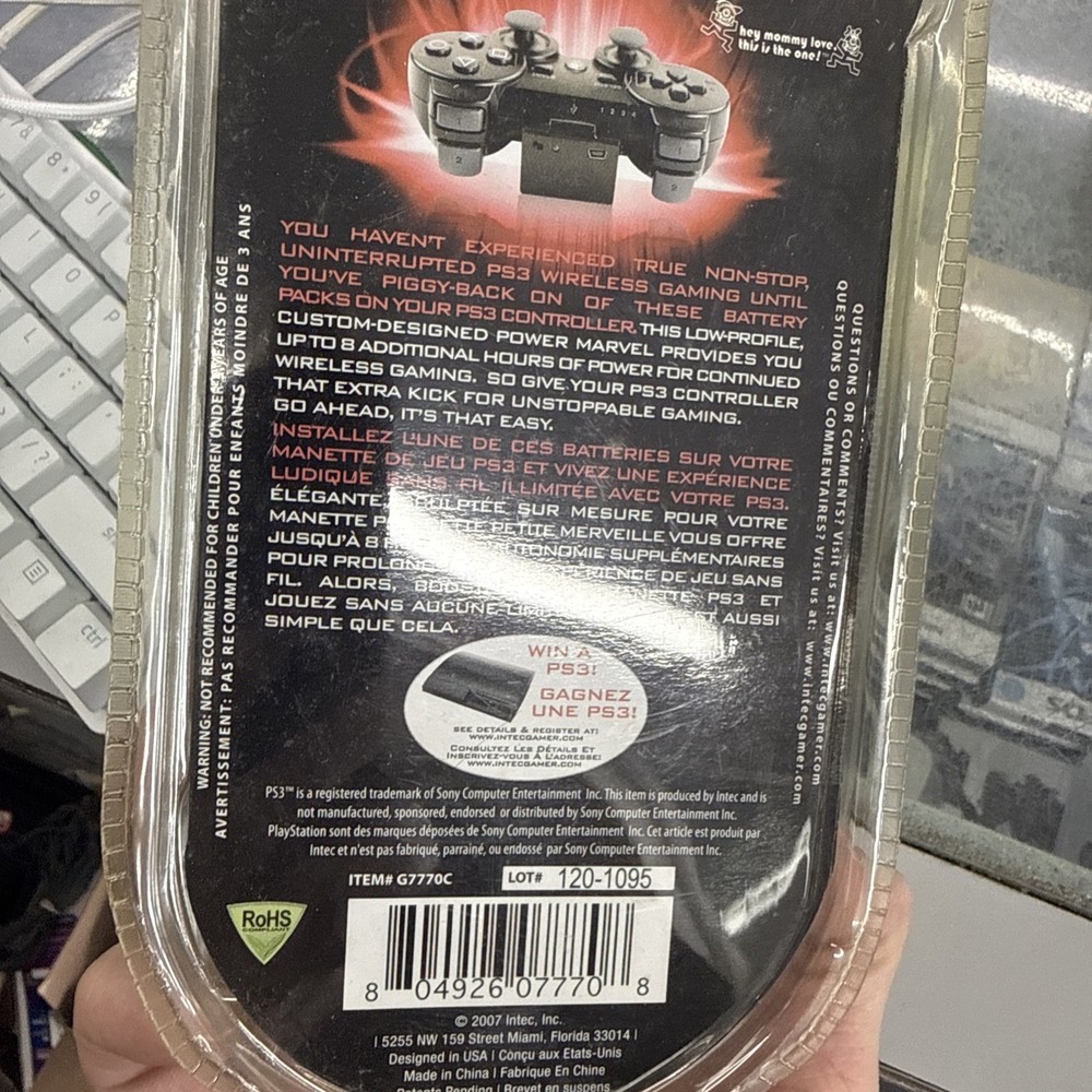 Intec PlayStation 3 Rechargeable Battery Pack