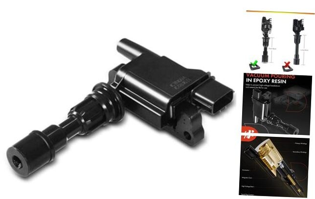 Engine Ignition Coil Pack Compatible with Mazda Miata 2002002 2003 2004 2005 1