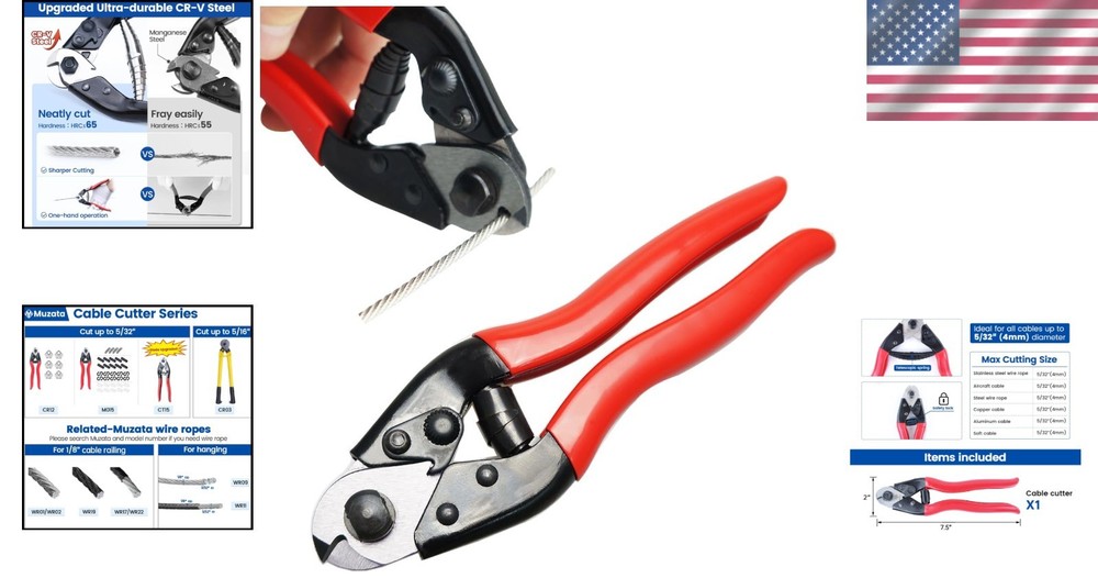 Versatile Wire Cutter for Home and Industry