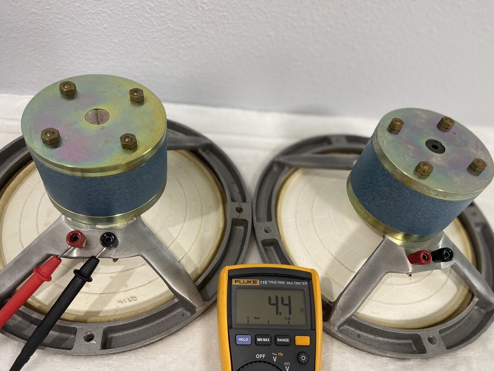 Pair HARTLEY - LUTH 220 MSG Pull Range ALNICO 10inch Speakers