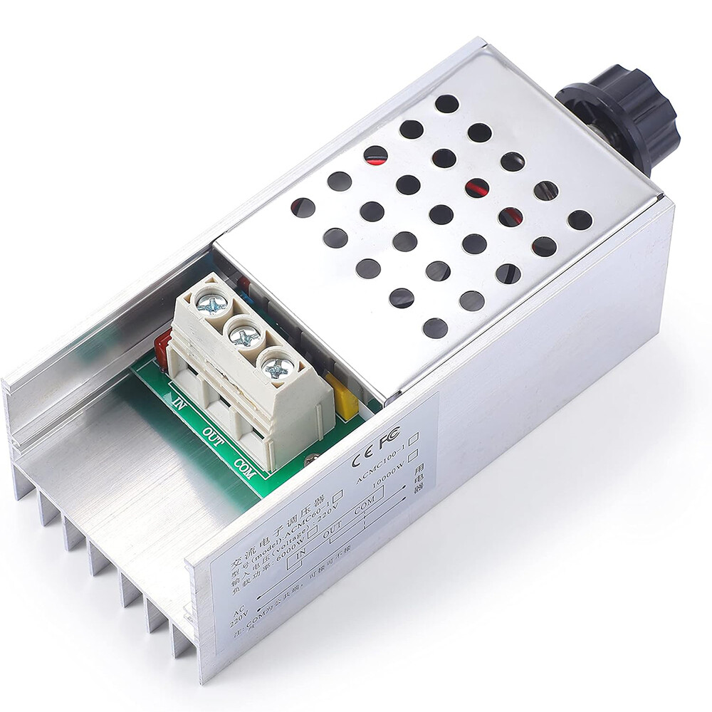 AC110-220V 6000W SCR Motor Speed Controller Adjustable Electrical Volt Regulator