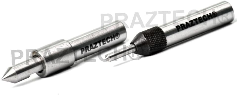 Set of 2 Spring Center Tap Guide Tool to Align Tap for threading Lathe Mill Jig