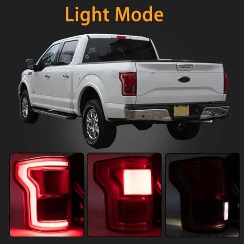 Tail Light Assembly Compatible With 2015-2017 Ford Driver and Passenger Side