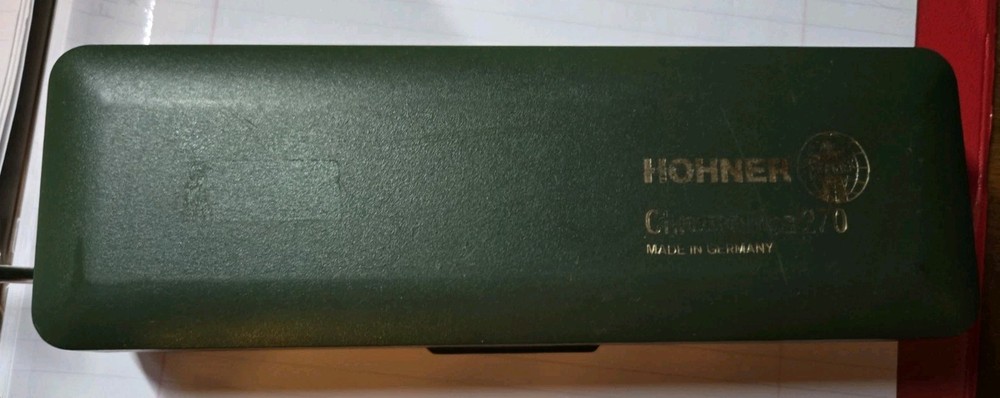 M. Horner Super Chromonica Harmonica With case _ VINTAGE