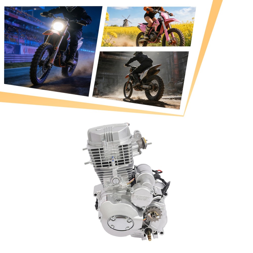 250cc Engine Motor, 4-stroke Single Cylinder Engine For 200cc 250cc Atv Models