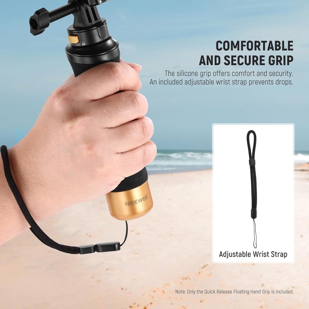 Quick Release Floating Hand Grip for Action Camera