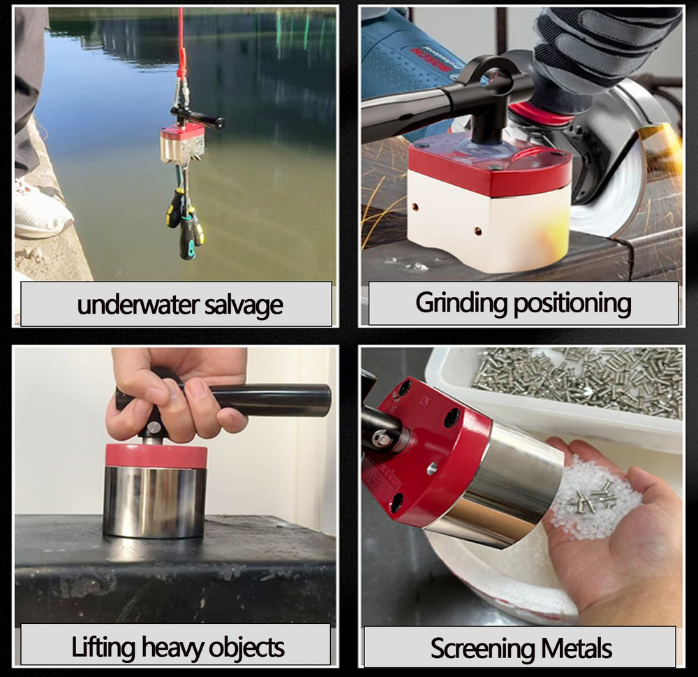 Upgraded Multipurpose Switch Magnet,660 LB On/Off Magnets Pull-Off Force