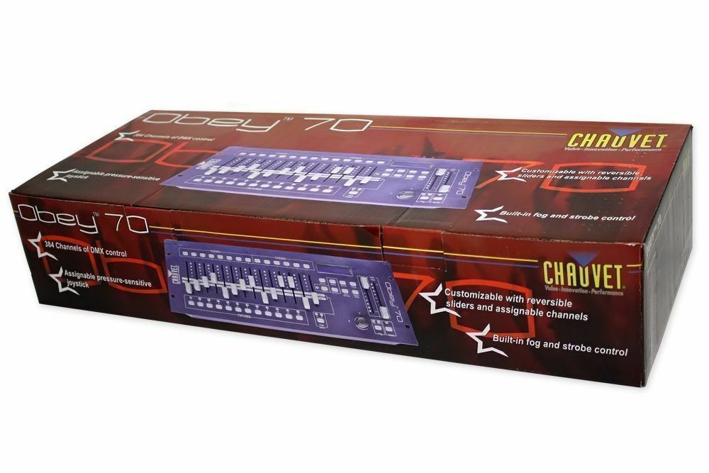 Chauvet DJ OBEY 70 Wireless DMX DJ Lighting Controller+Receiver+Transmitter