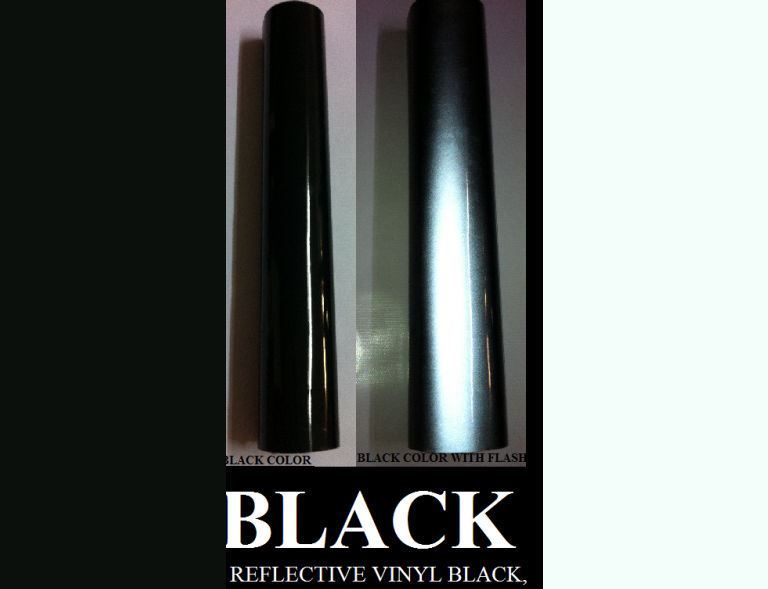 Black Reflective Vinyl Adhesive Cutter Sign Plotter Hight Reflectivity
