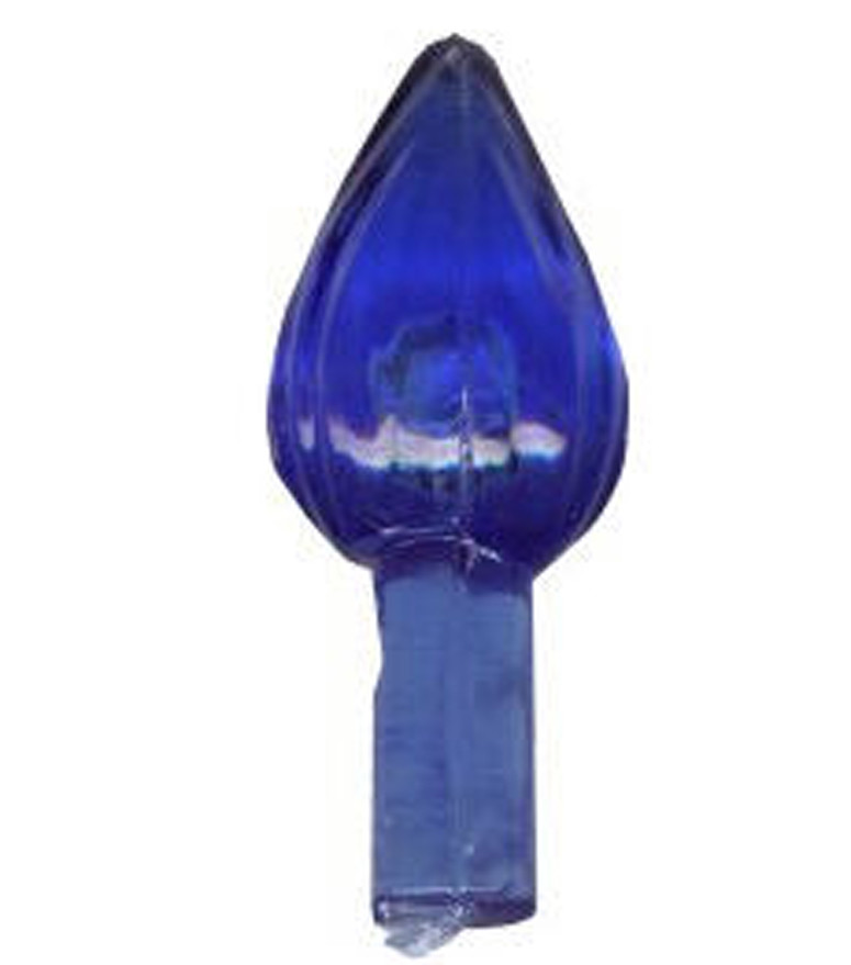 Ceramic Christmas Tree Plastic Peg Lights~~ Blue (50) Medium twists