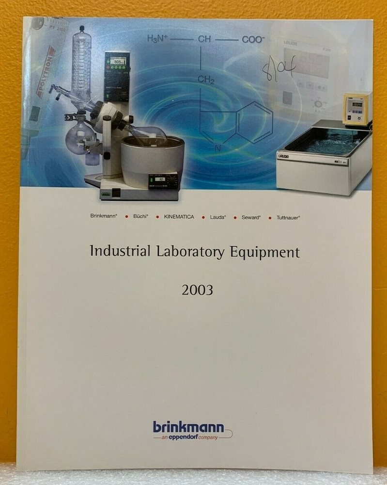 Brinkmann 2003 Industrial laboratory Equipment Catalog.