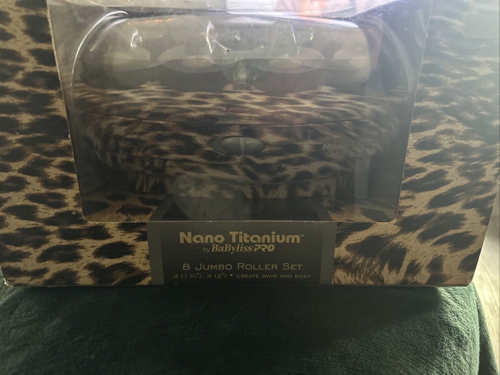 Nano titanium babyliss pro Roller Set 2” Limited Edition 2012 Leopard Cheetah