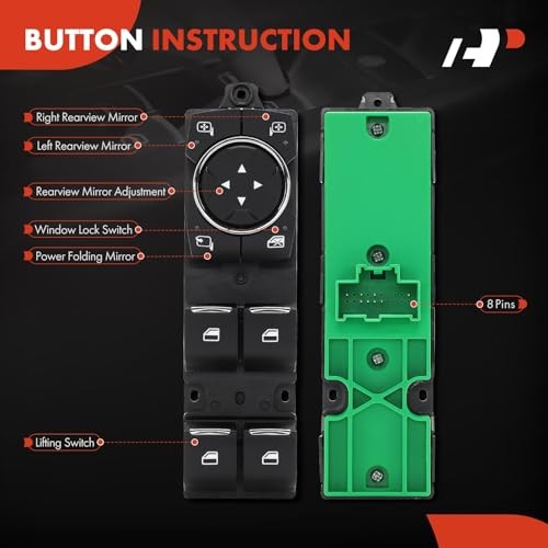 Master Power Window Switch Compatible with Ford Explorer 2016-2019