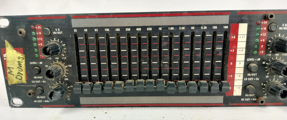 Audio Logic SC215 15-Band Graphic Equalizer Rack Mount Pro EQ